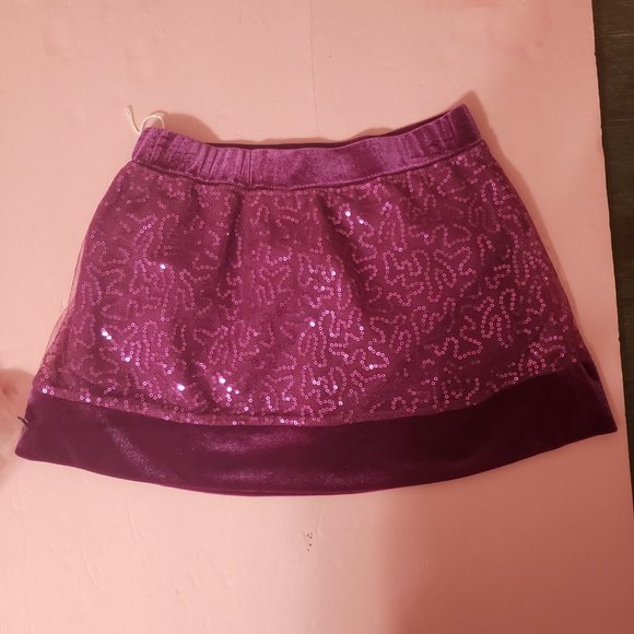 Hello Kitty Sequin Skirt Velvet Hem With Hello Kitty Patch By Hello Kitty Sz 6 - Picture 4 of 6